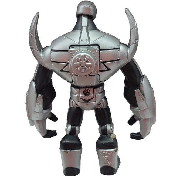 2011 SPINMASTER REDAKAI SILVER METANOID ACTION FIGURE - 4" - Picture 3 of 16